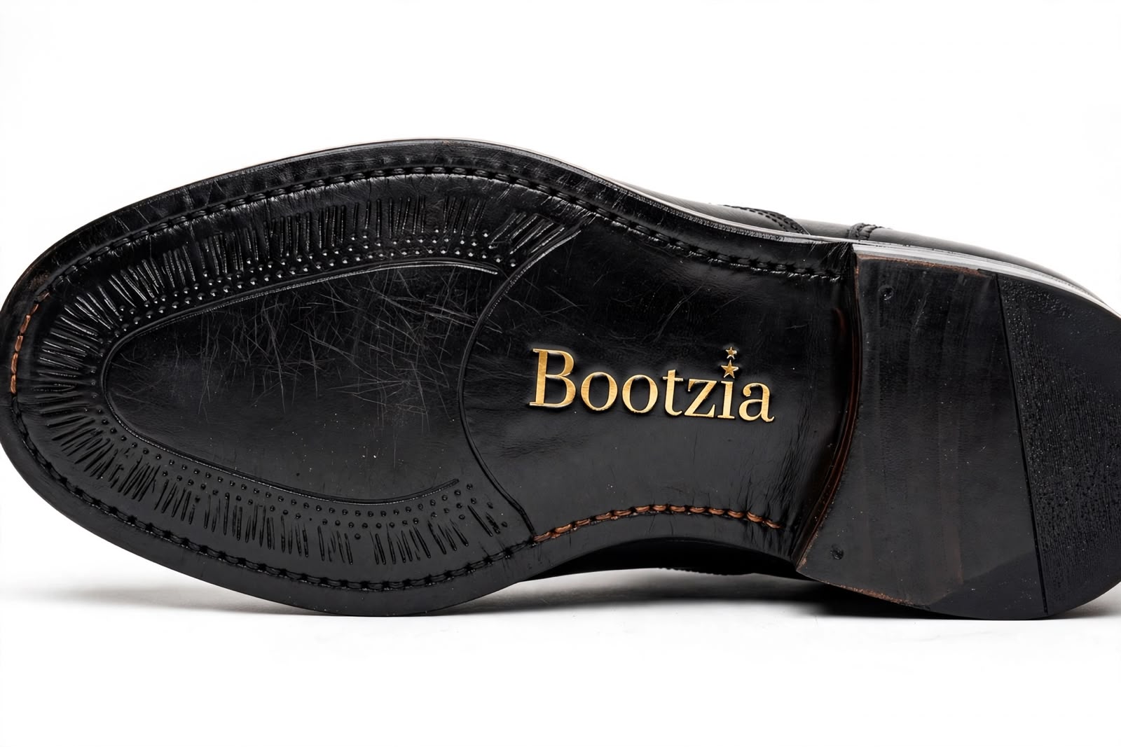 BOOTZIA Derby Classique - Marron Royal