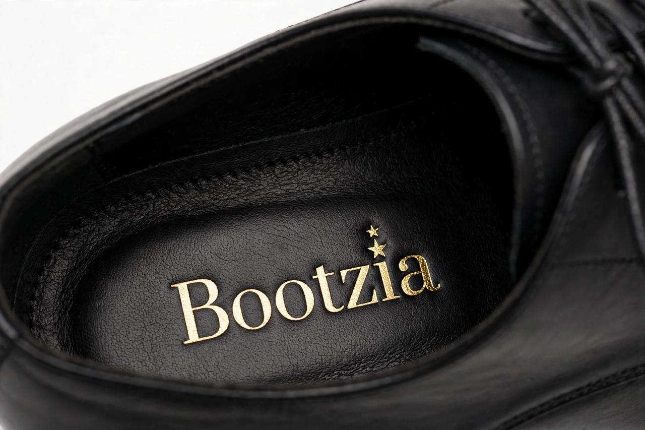 BOOTZIA Derby Classique - Marron Royal